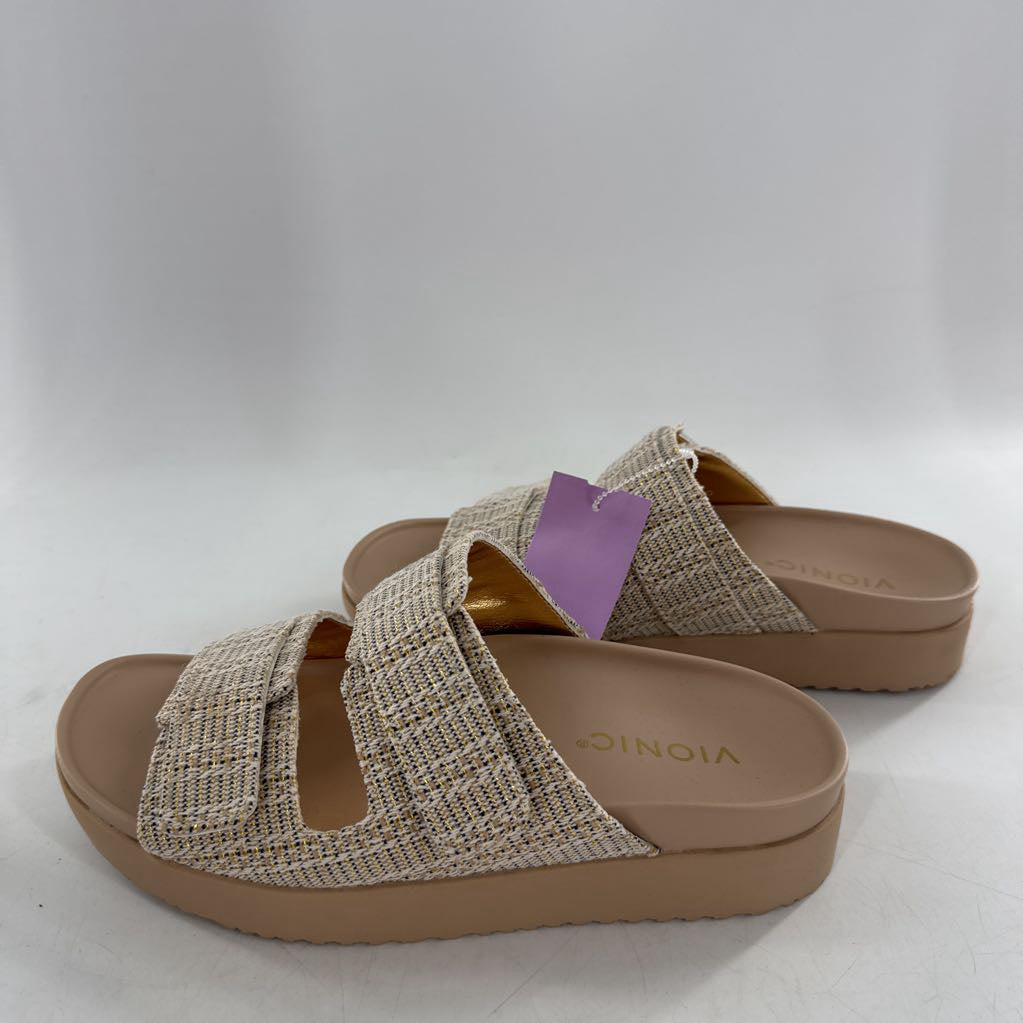 8 platform slide sandals