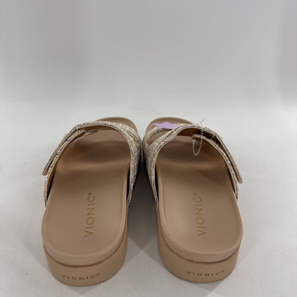 8 platform slide sandals