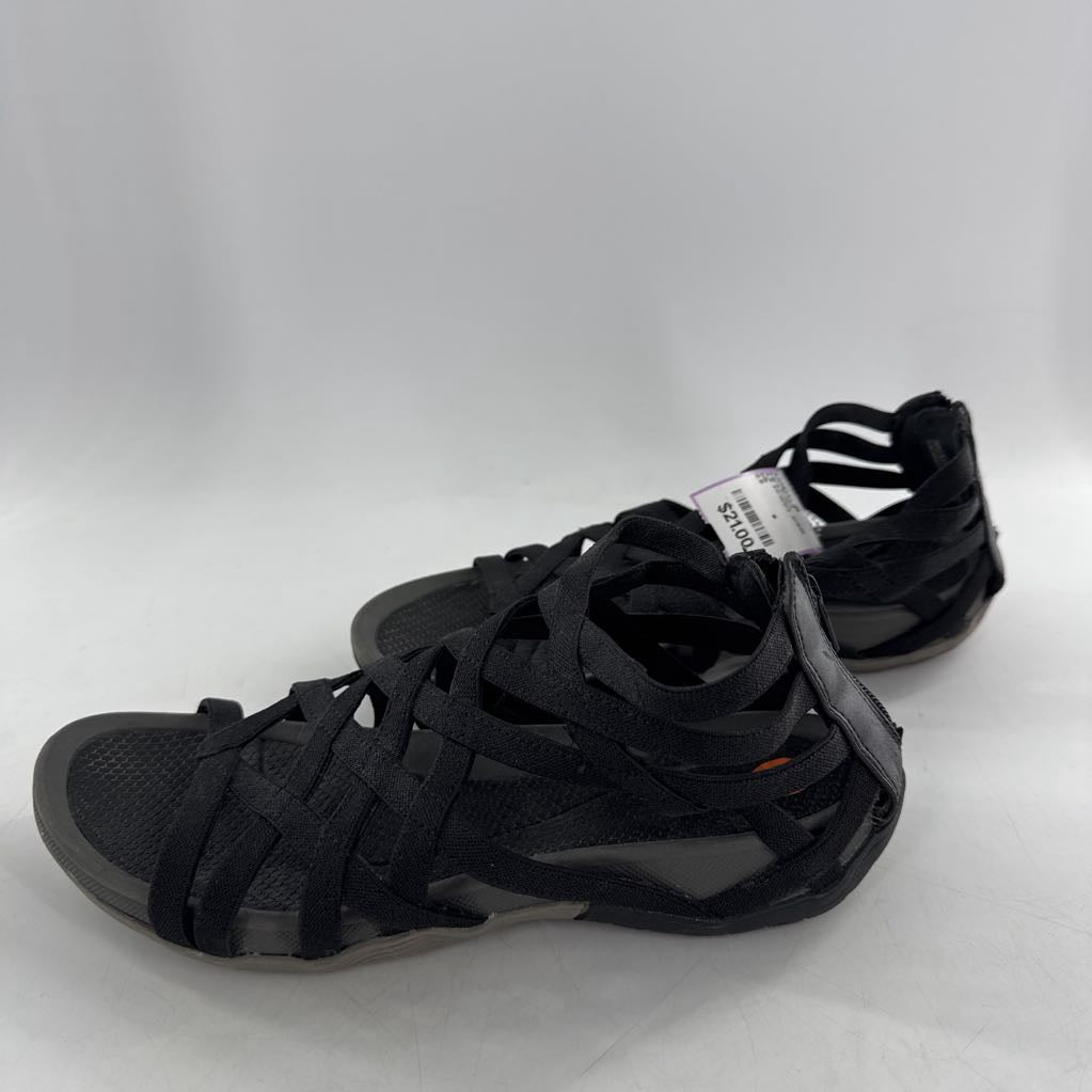 8.5 strappy ankle zip sandal