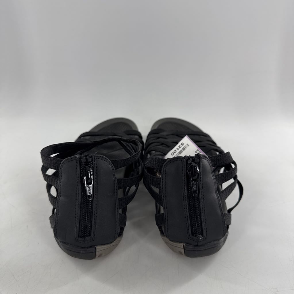 8.5 strappy ankle zip sandal