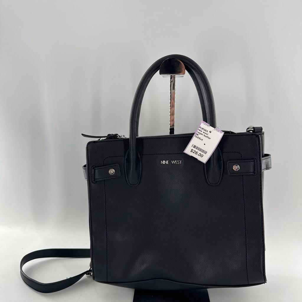 vegan leather satchel