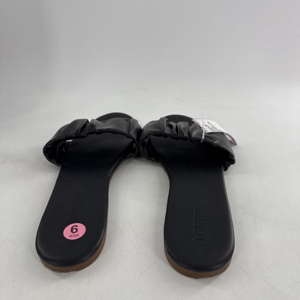 9 gathered slide sandal