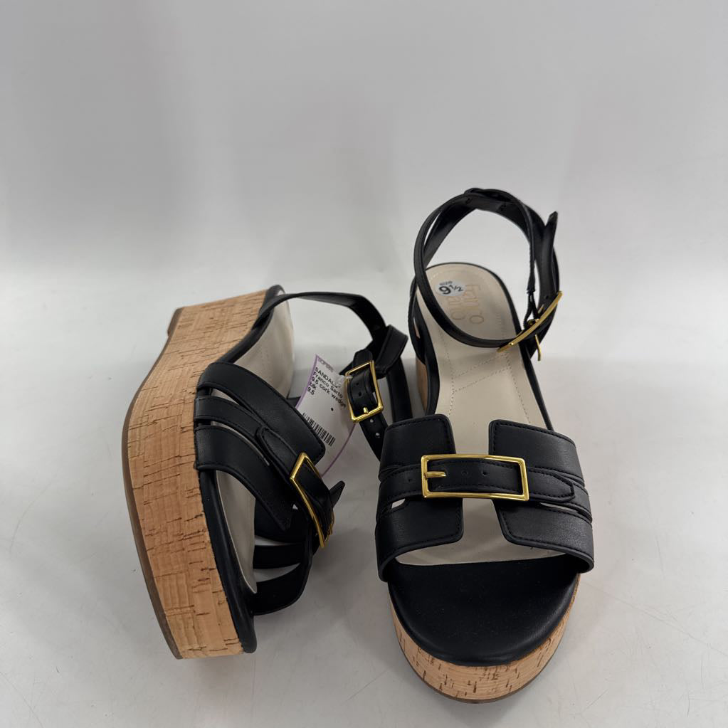 9.5 cork wedge heel sandal