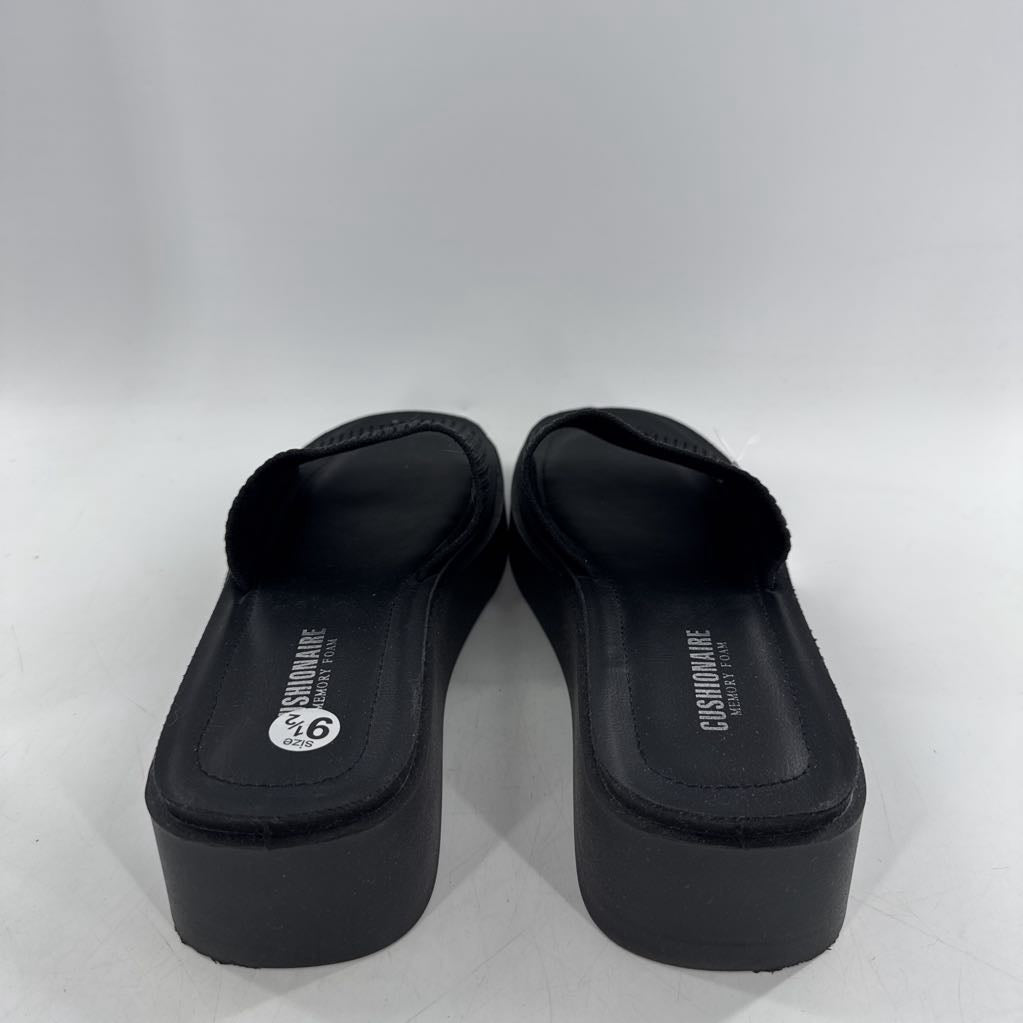 9.5 knit platform slide sandal