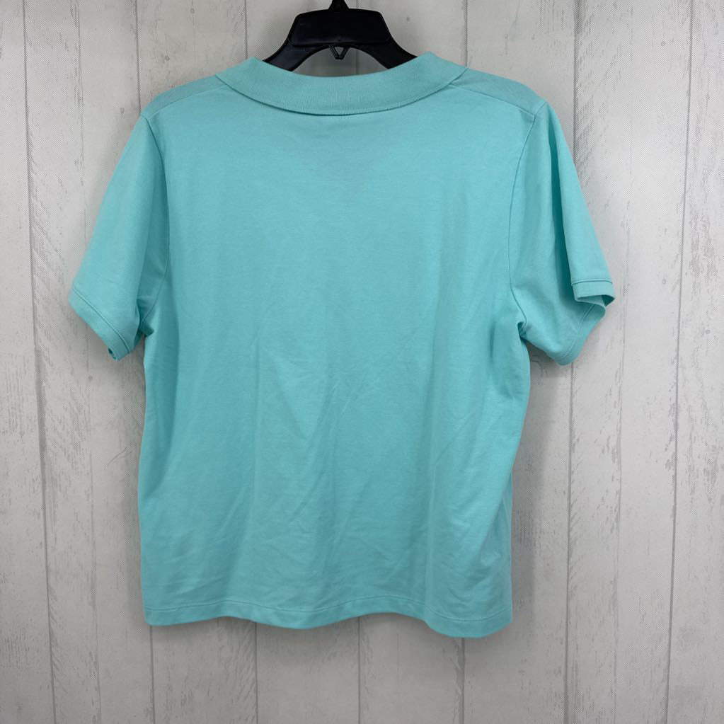 R54 L quarter button down s/s polo