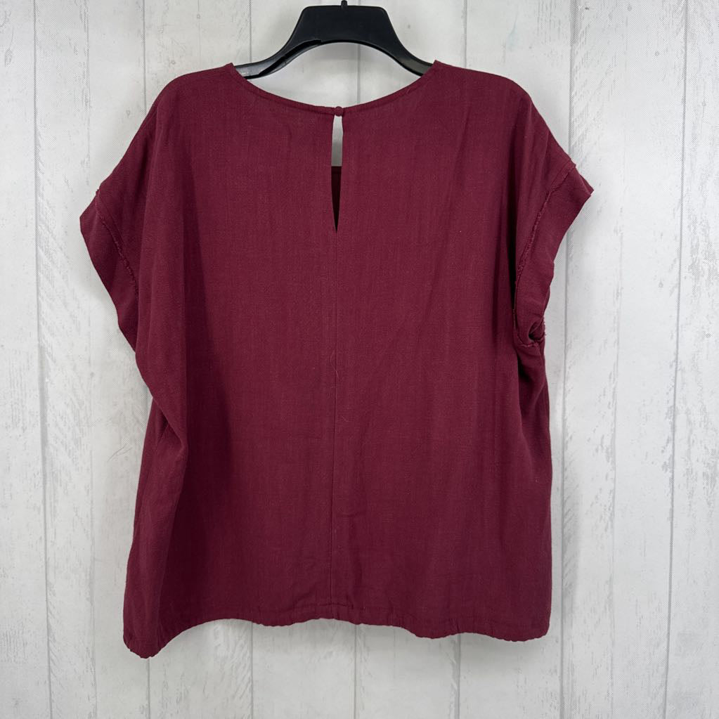 M round neck s/s top