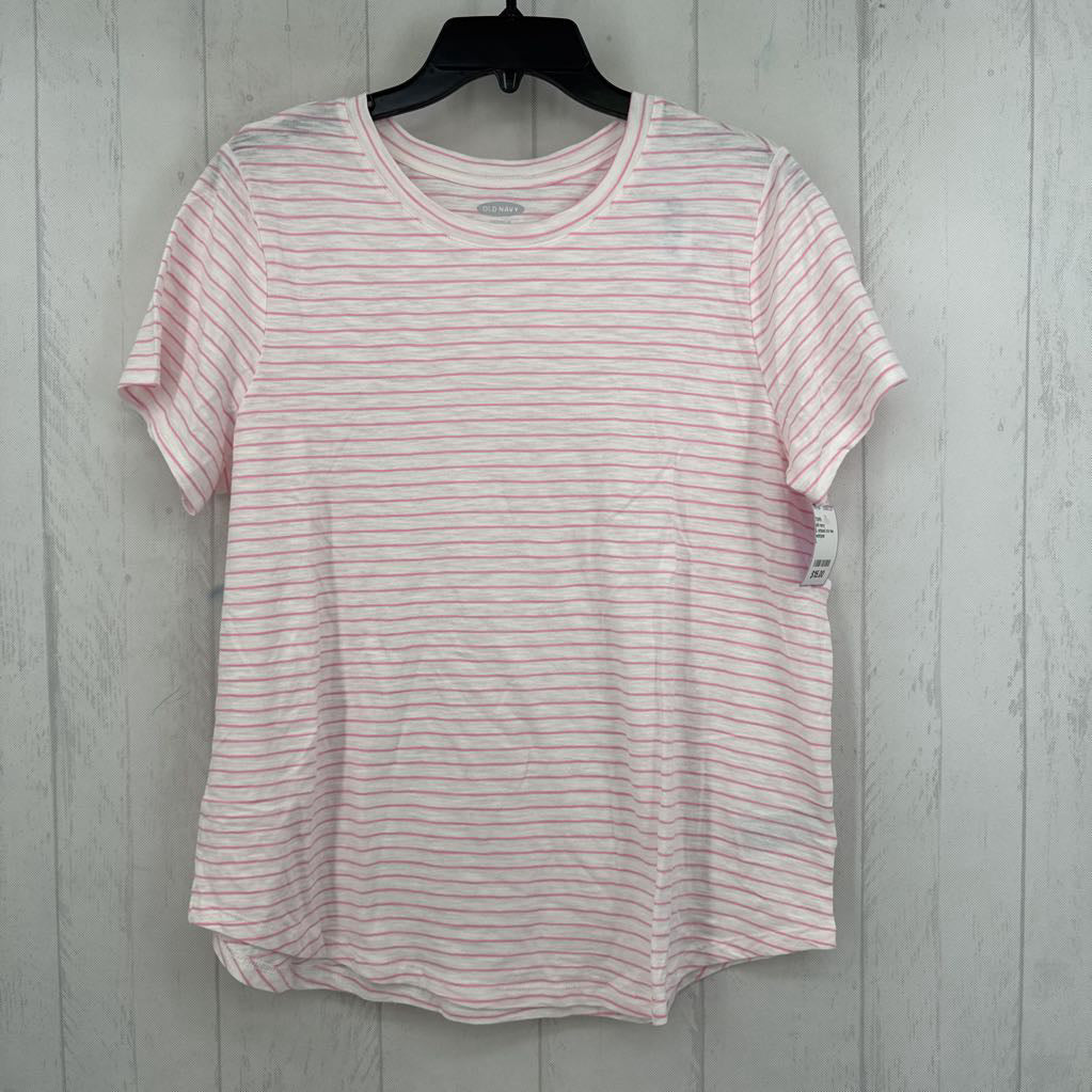 L striped s/s tee