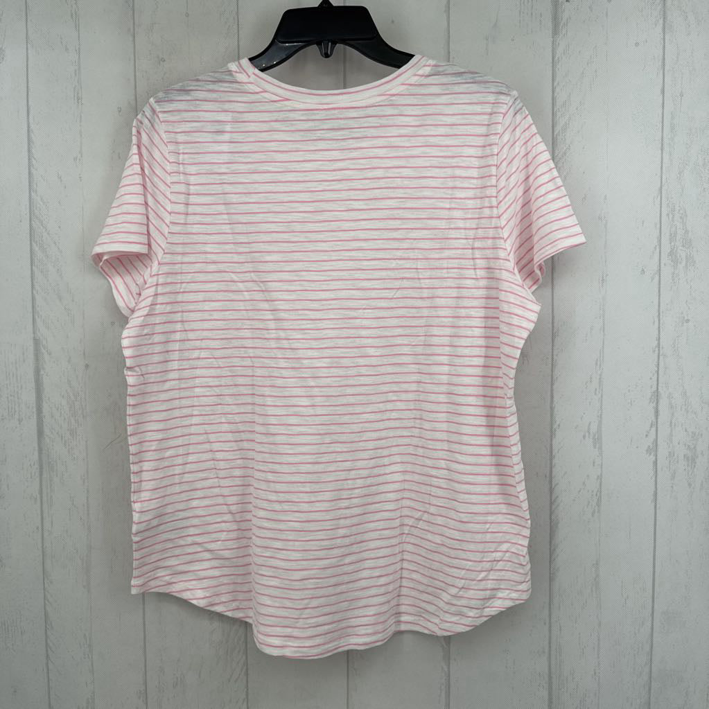 L striped s/s tee
