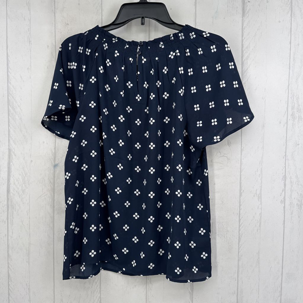 S flo print s/s top
