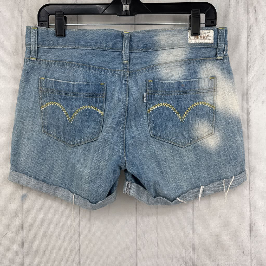 7 cuffed jean shorts