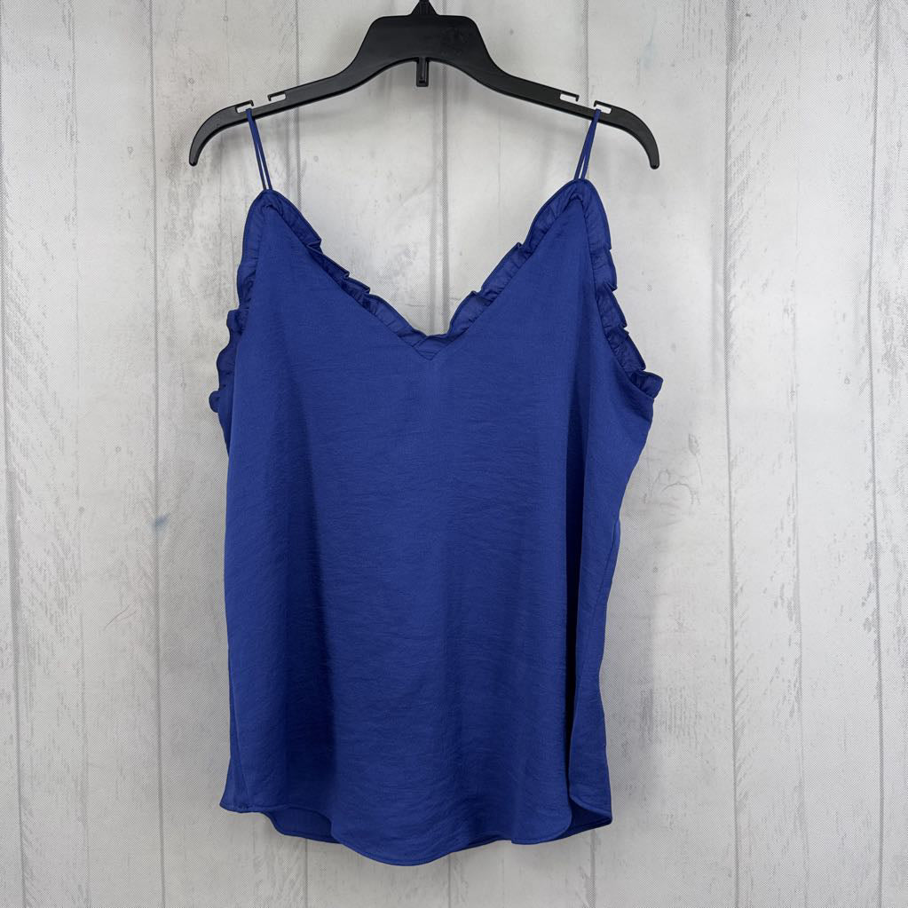 XS ruffled tank