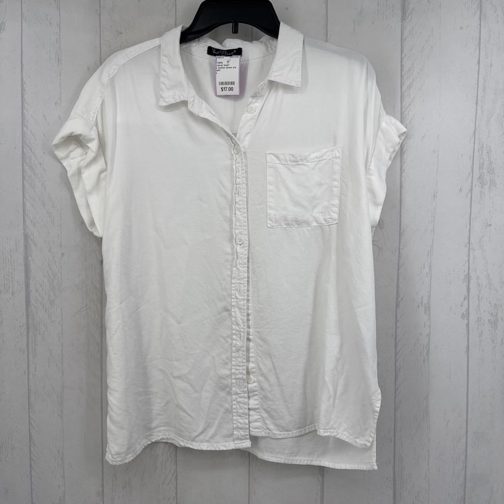 L button down s/s top
