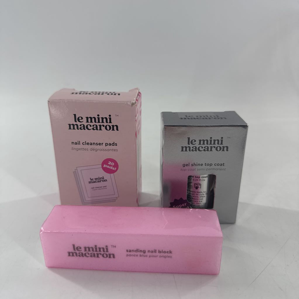 nail cleanser pads,gel shine top coat,nail block set