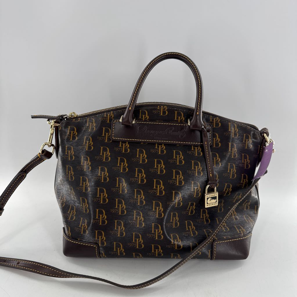 monogram satchel