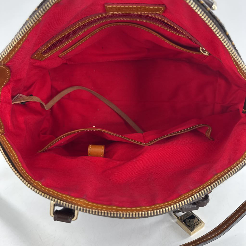 monogram satchel