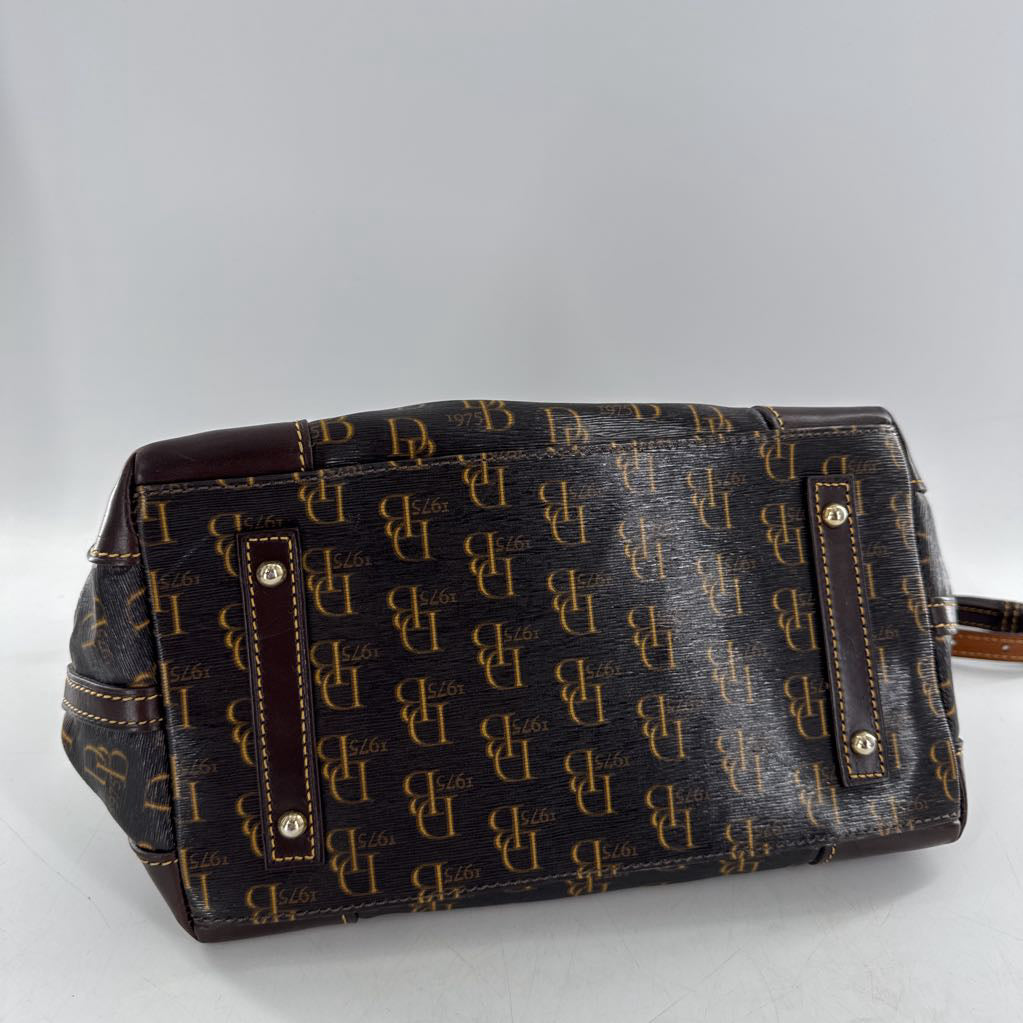 monogram satchel