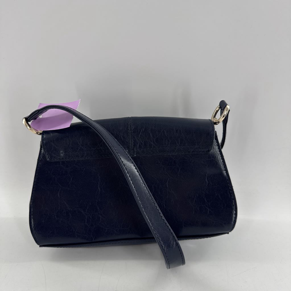 vegan leather shoulder bag