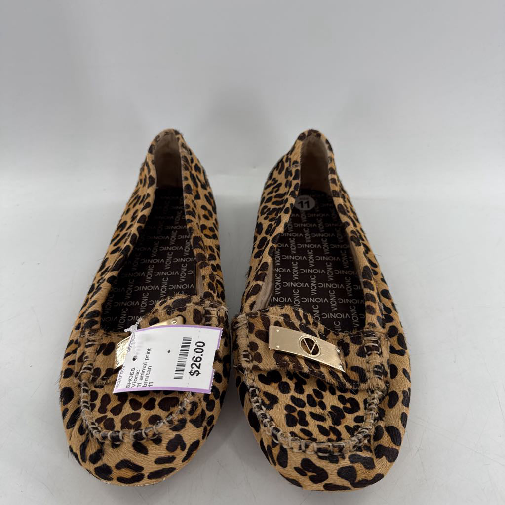 11 animal print loafer