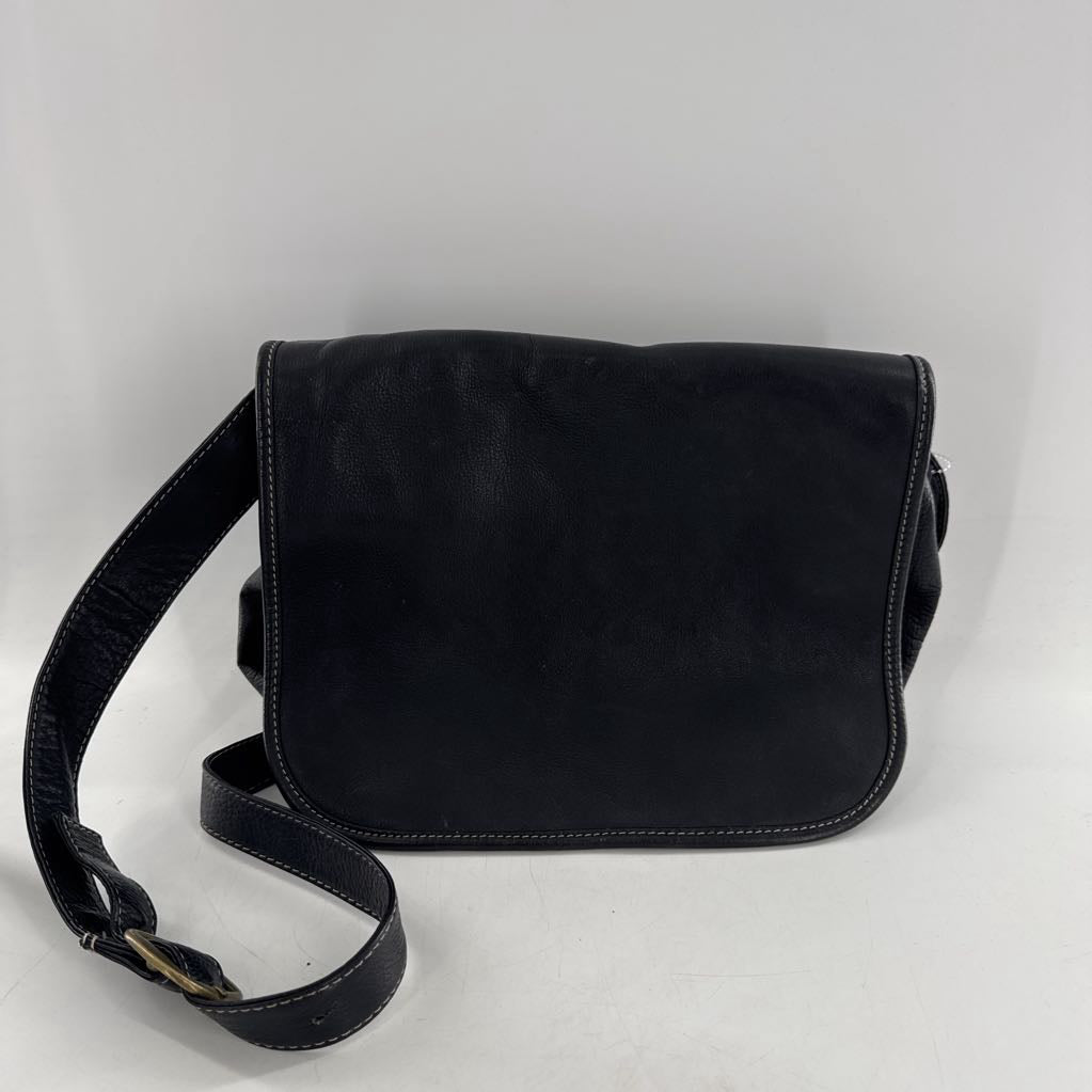 leather front flap crossbody