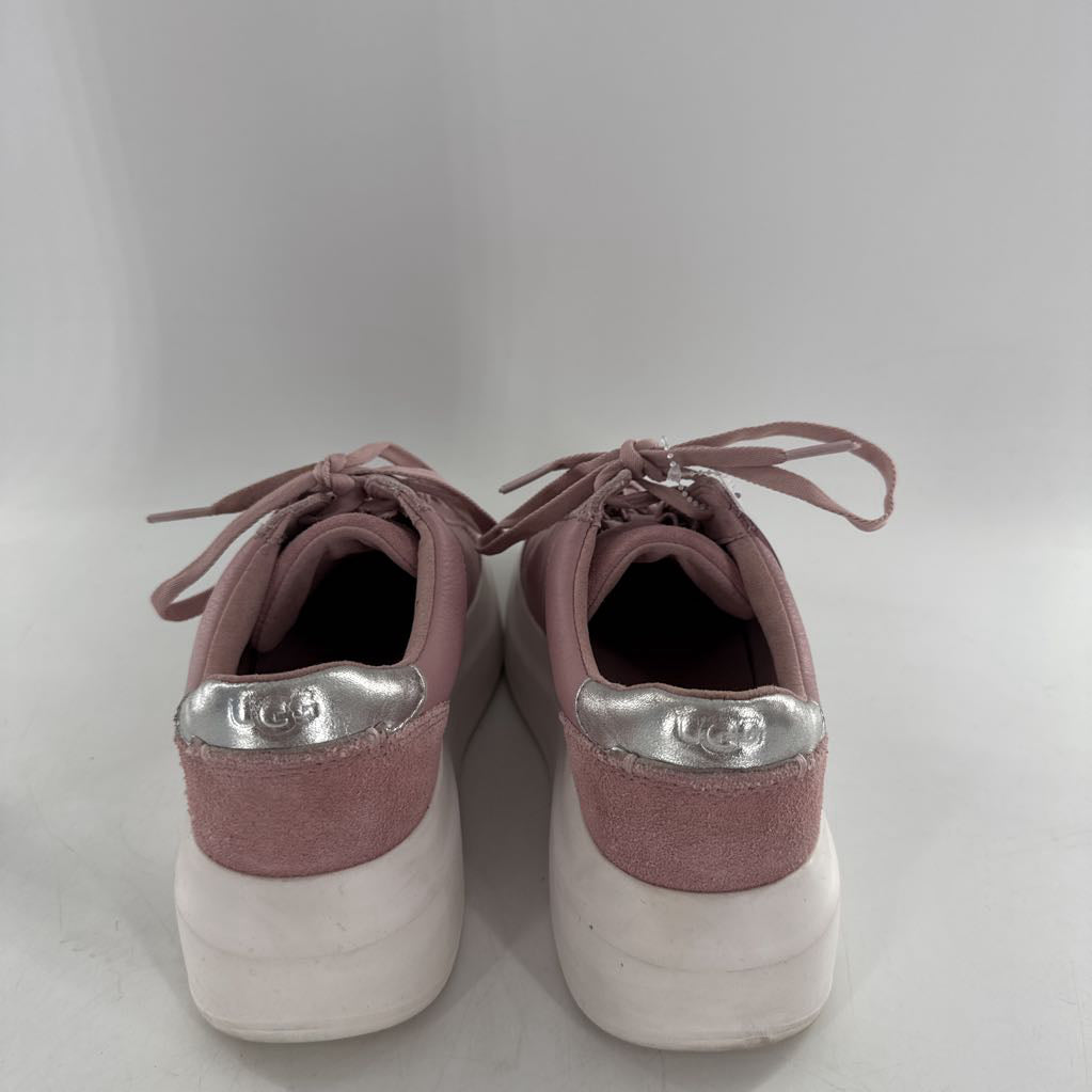 7 leather lace-up sneaker