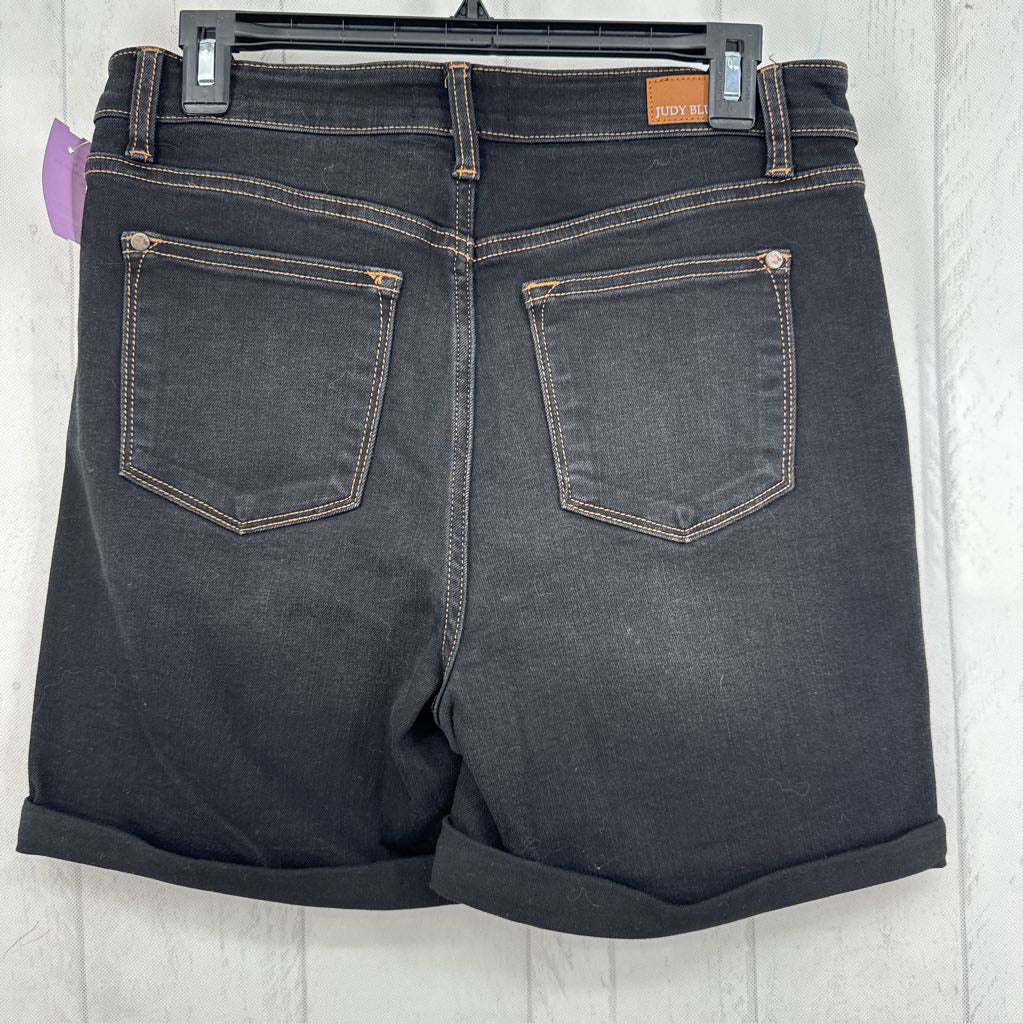 L rolled hem jean shorts