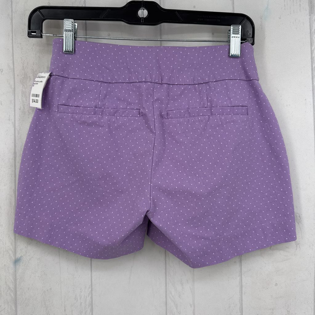 XS pull-on polka dot shorts