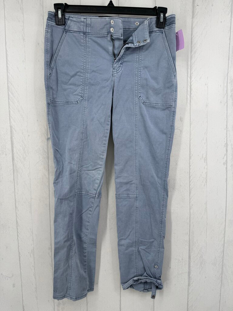 4 mid rise straight crop pant