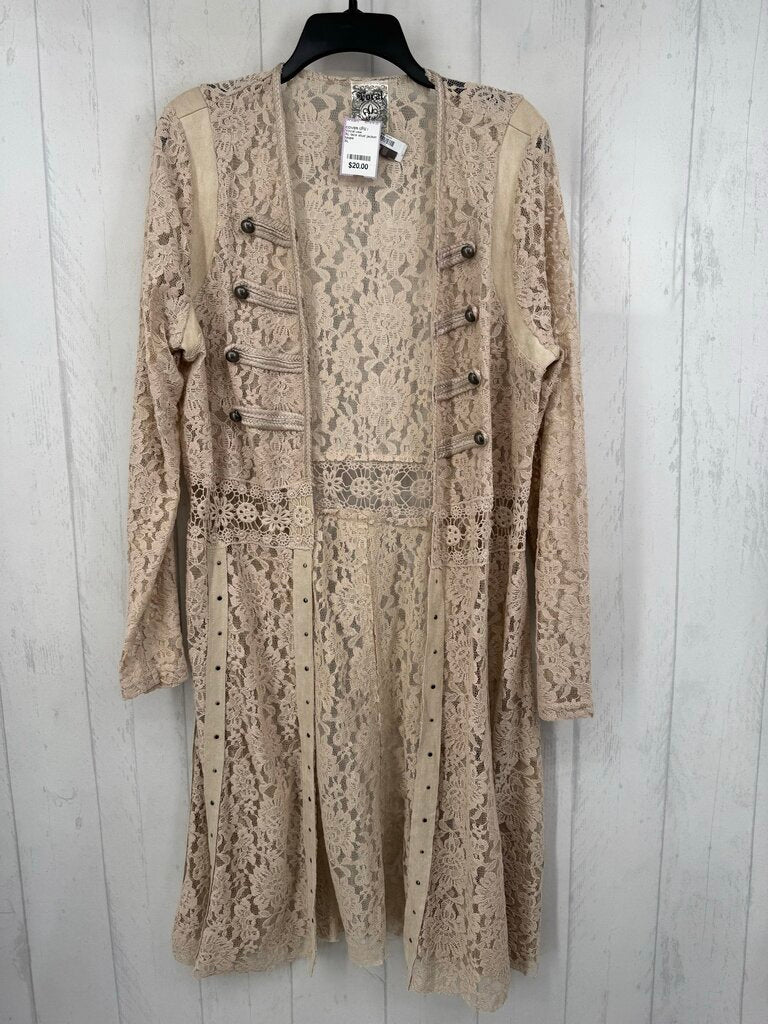 XL lace stud jacket