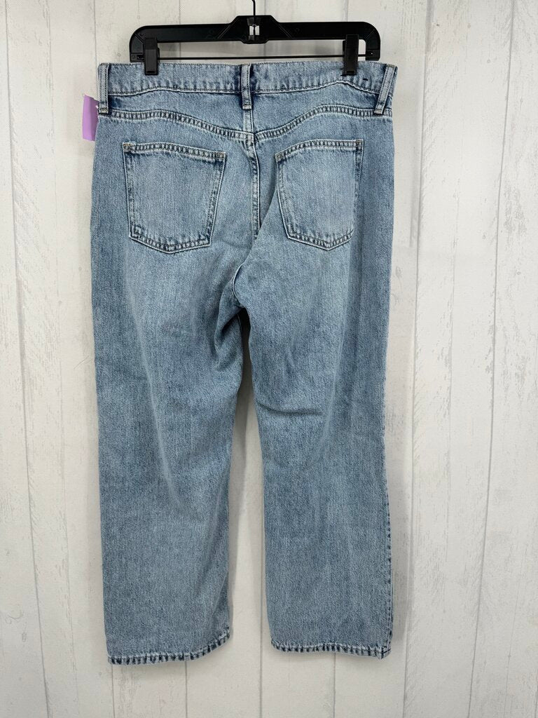 8 relaxed fit straight crop jean