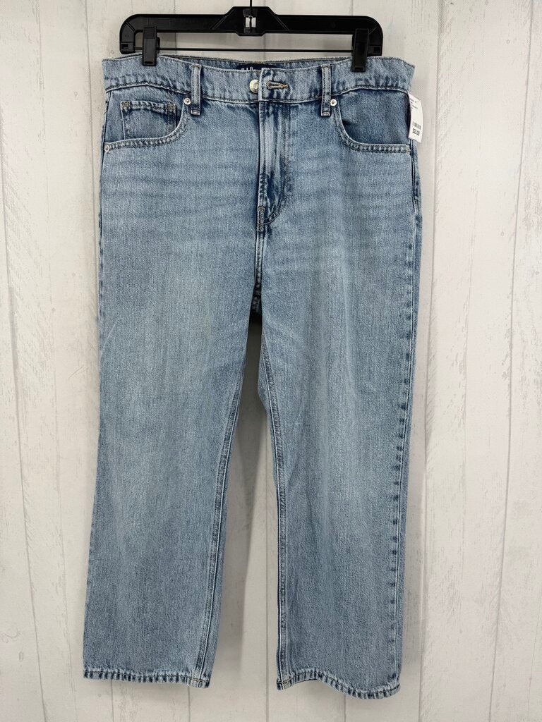 8 relaxed fit straight crop jean