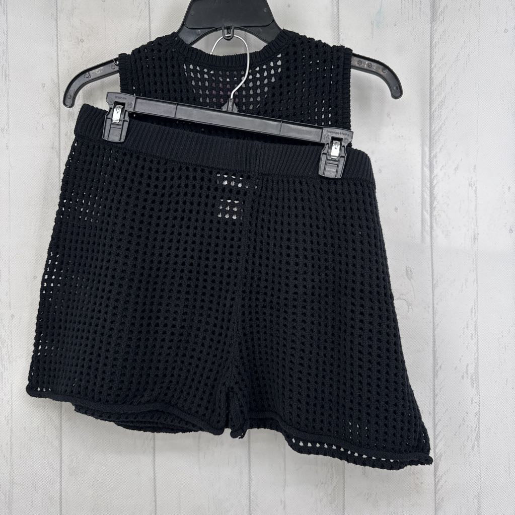 XL 2pc crochet shorts set