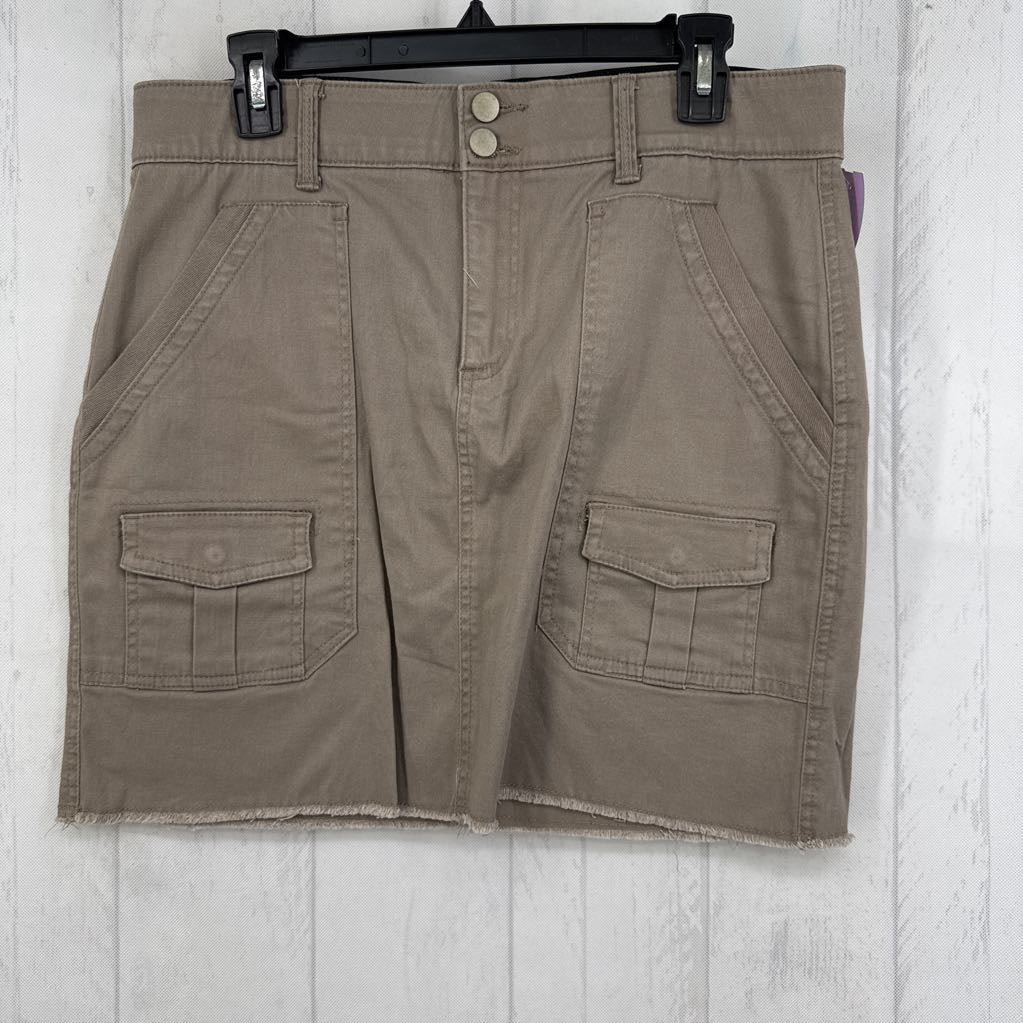 10 twill utility skirt