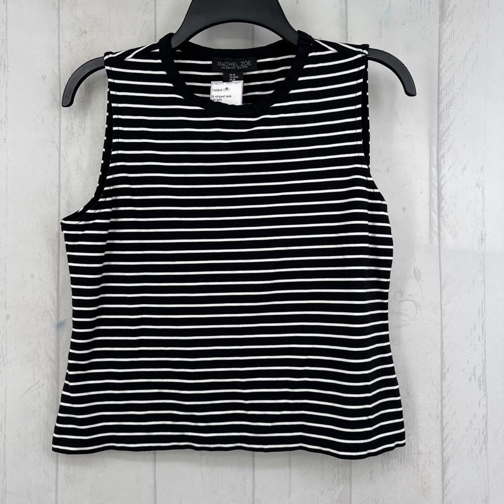 M striped tank