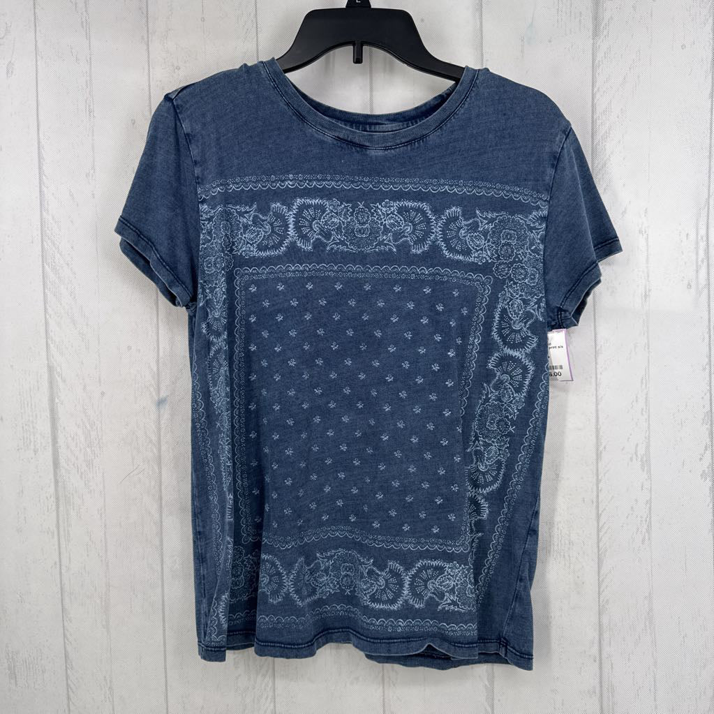 L bandana print s/s tee