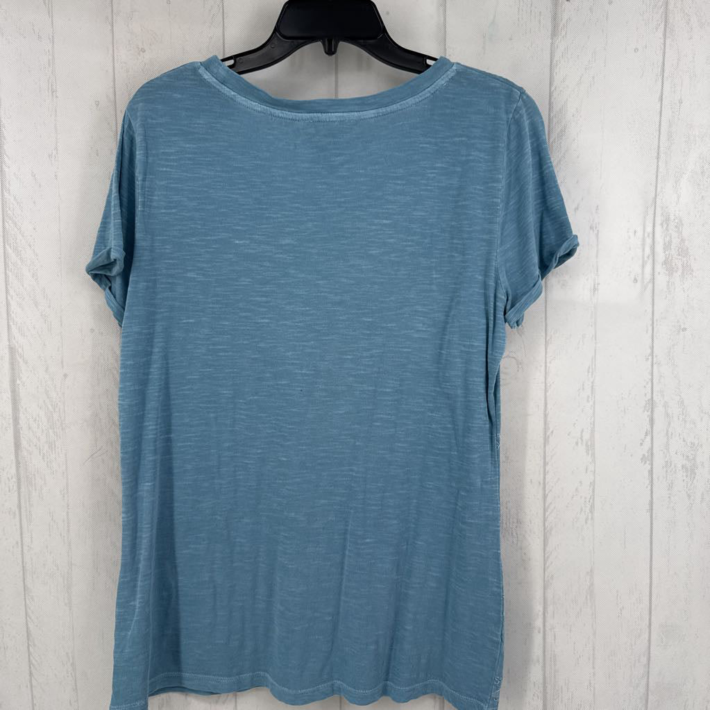L embroidered crewneck s/s tee