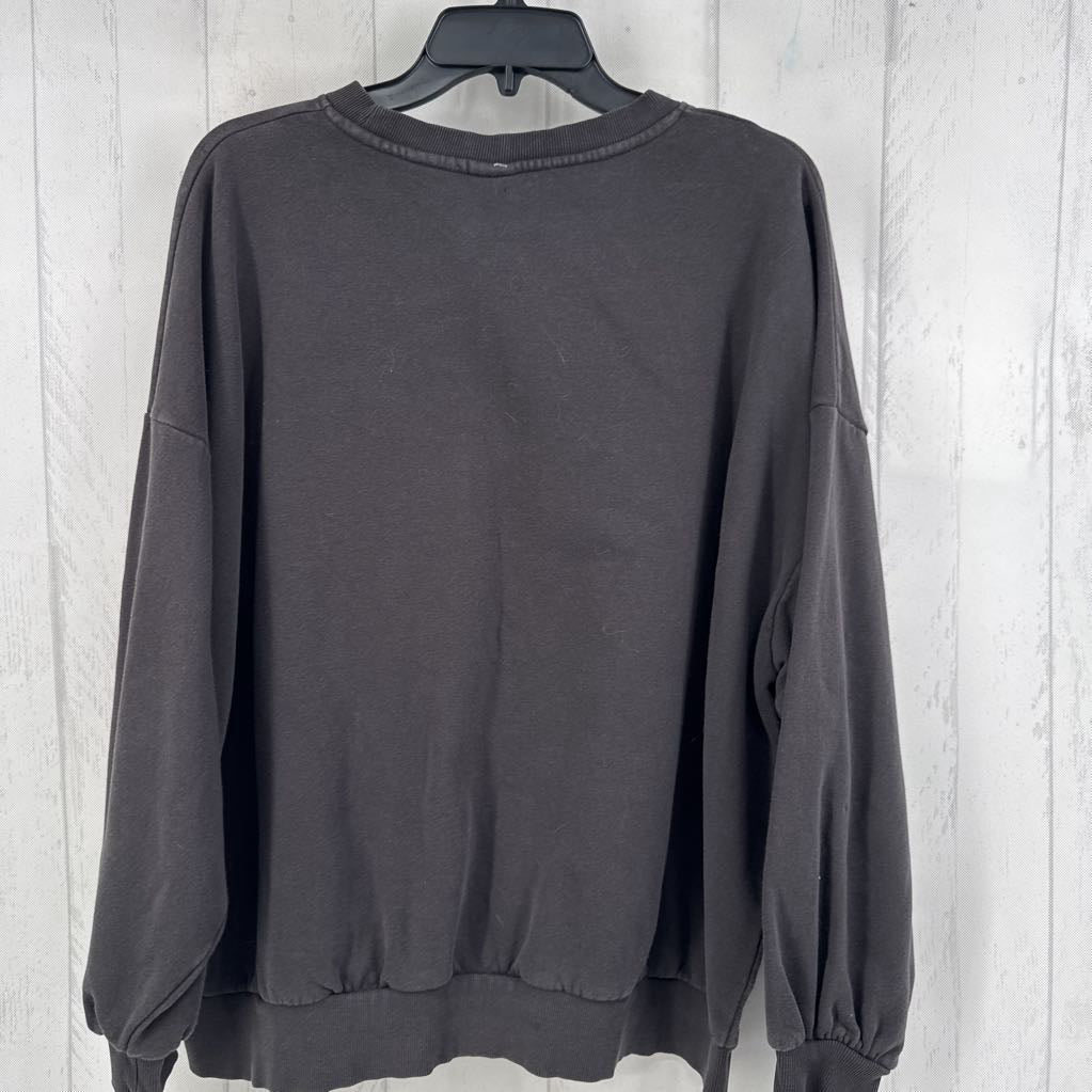 L crewneck sweatshirt-the rolling stones