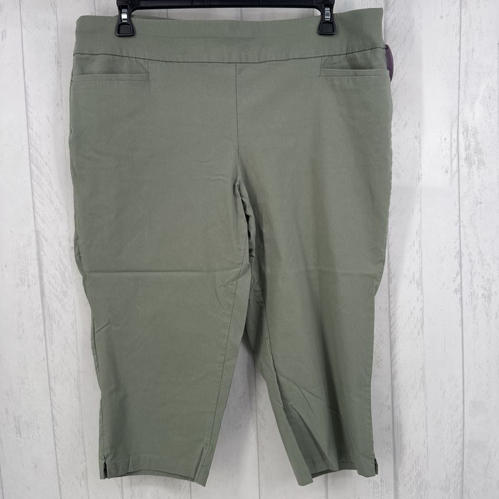 20w stretch-knit capris