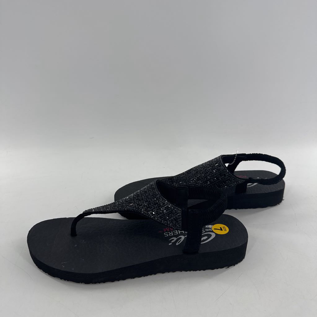 7 embelished t-strap sandal