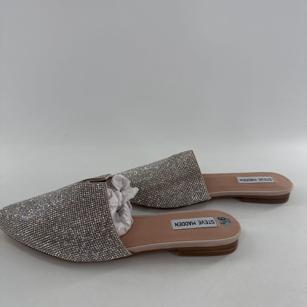 9.5 rhinestone slide shoes