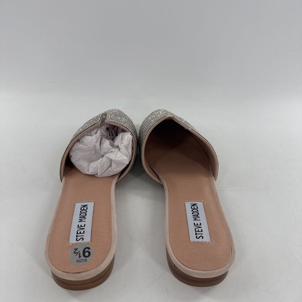 9.5 rhinestone slide shoes