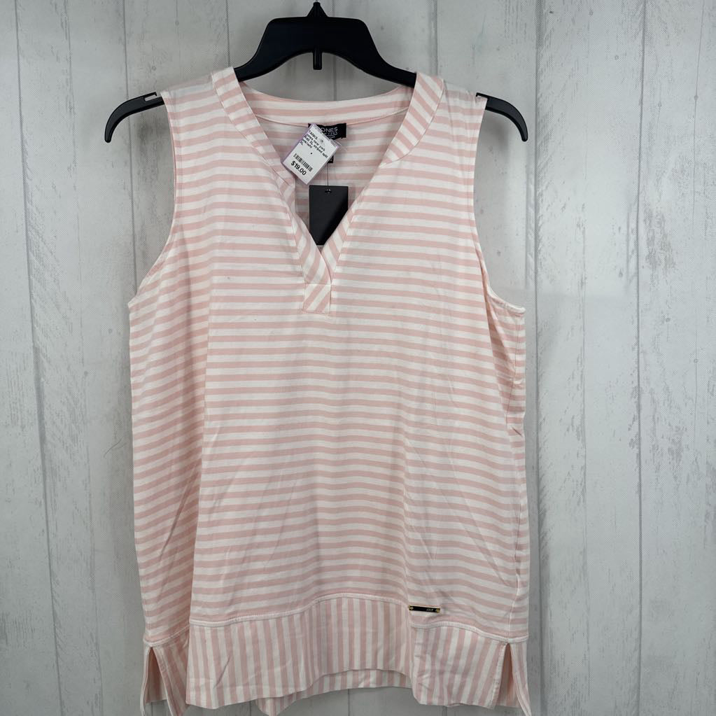 R40 XL striped split neck tank