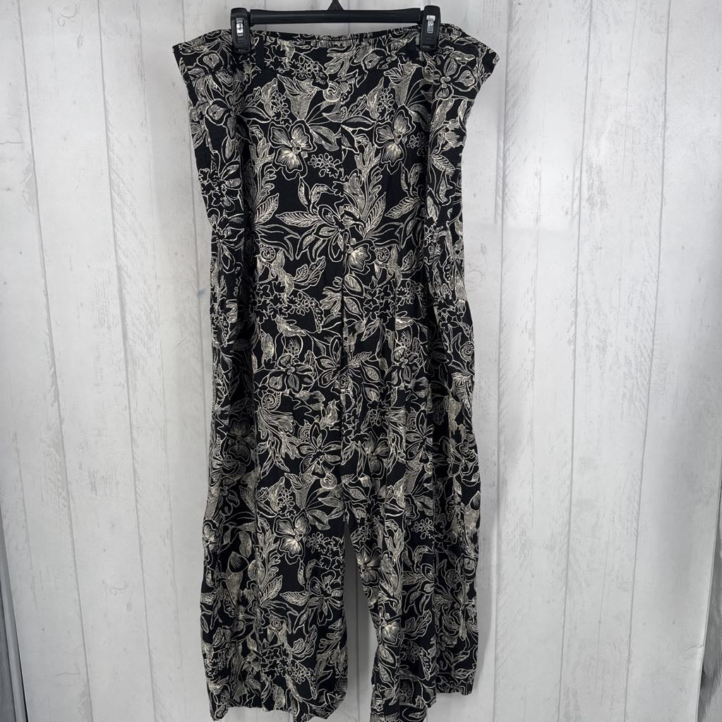 18 flo print wide leg pant
