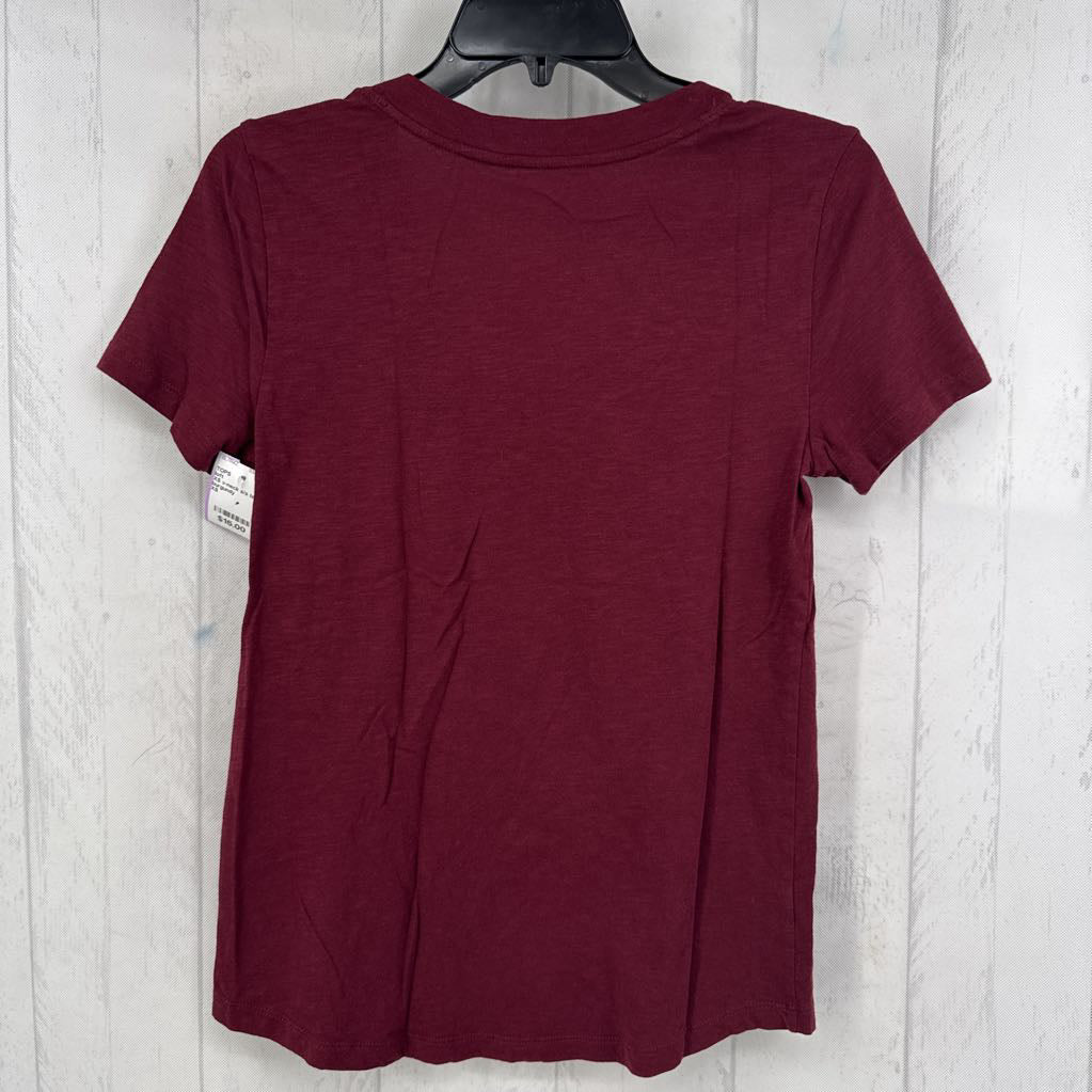 XS v-neck s/s tee