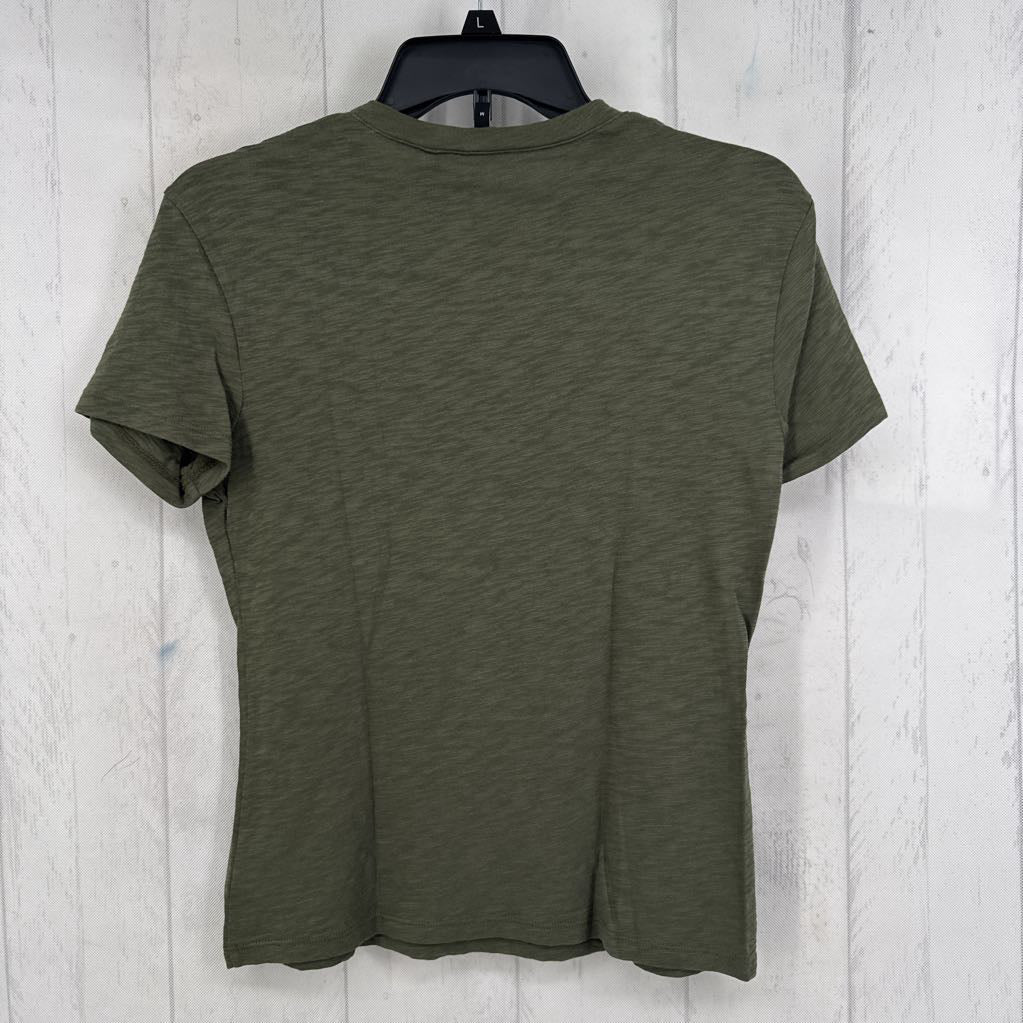 M slub knit tee s/s