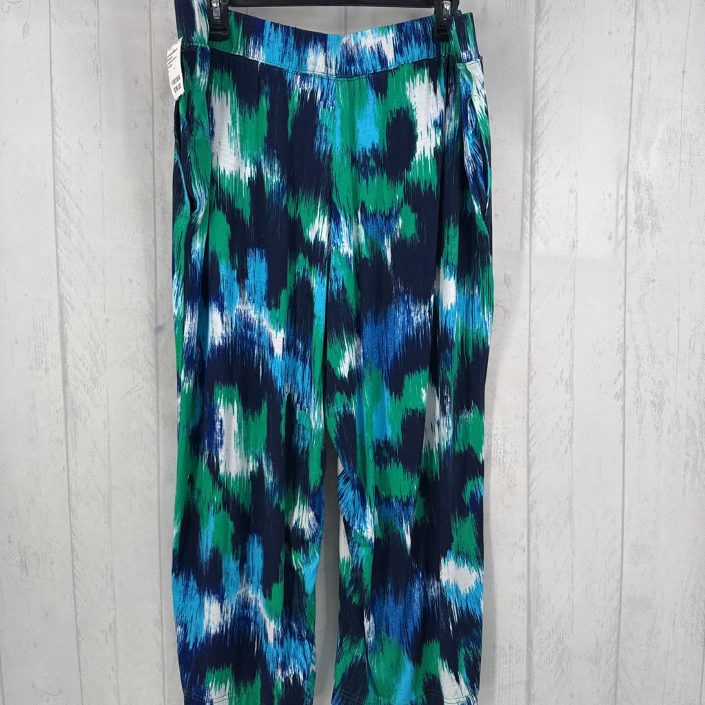 L printed pull-on capri