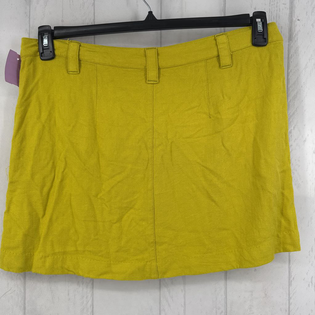 14 linen blend skirt