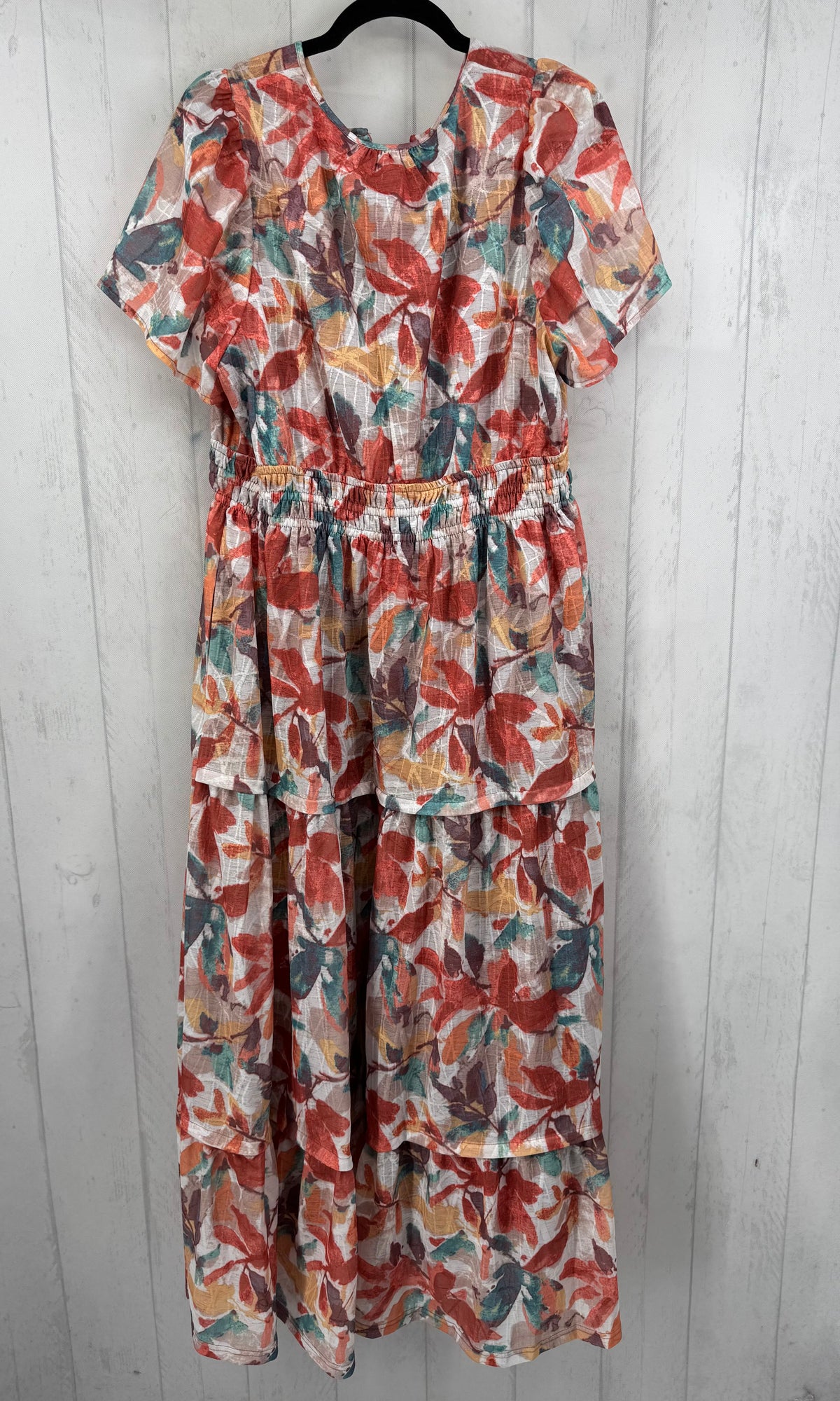 XL mockneck ruched slvls dress