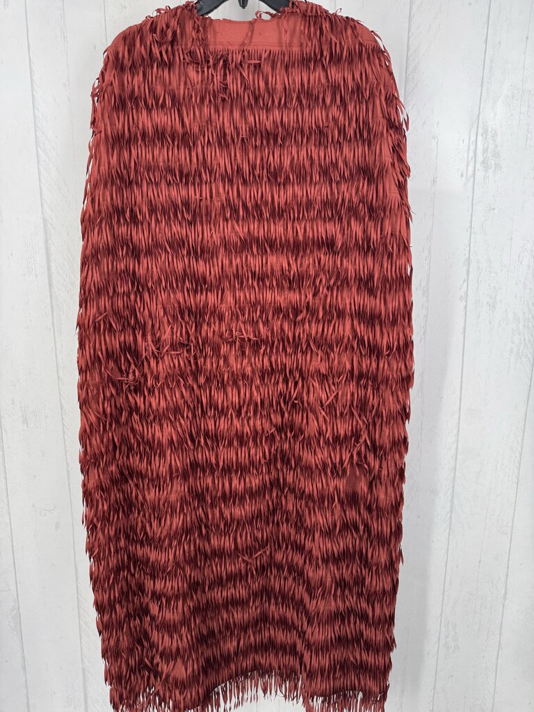 L fringe open front duster
