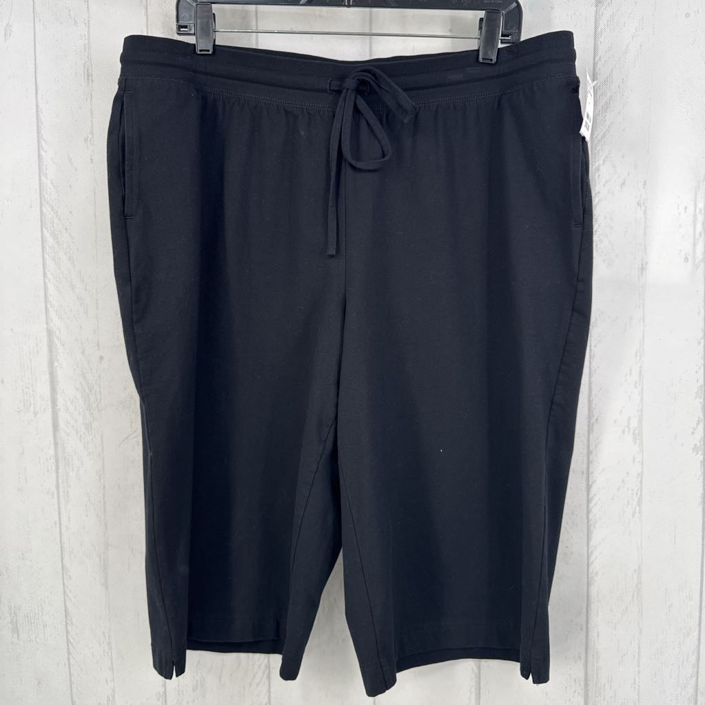 XL stretch knit bermuda shorts