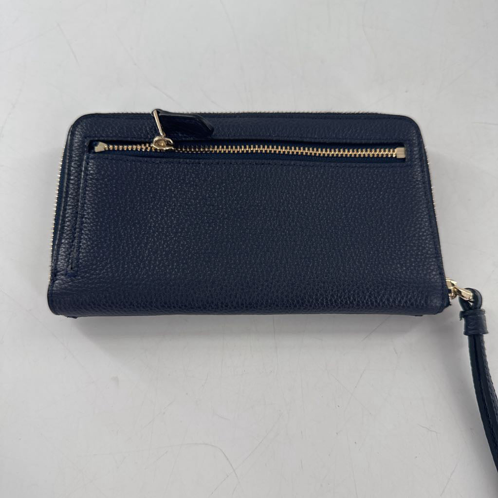 pebbled zip around wallet